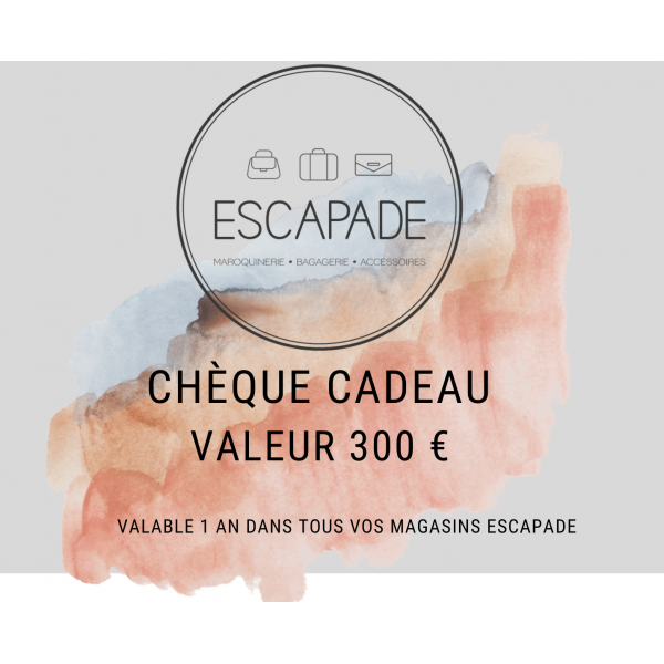 CHÈQUE CADEAU 300 €
